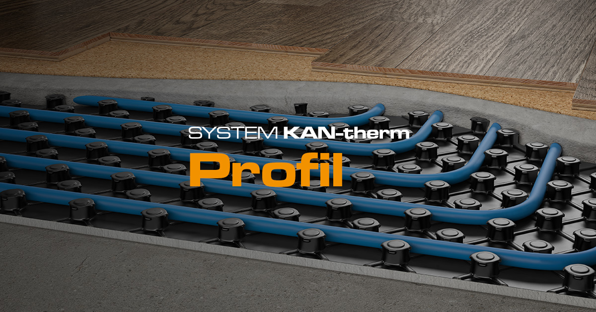 Heat under your feet: the benefits and convenience of underfloor heating with KAN-therm Profil