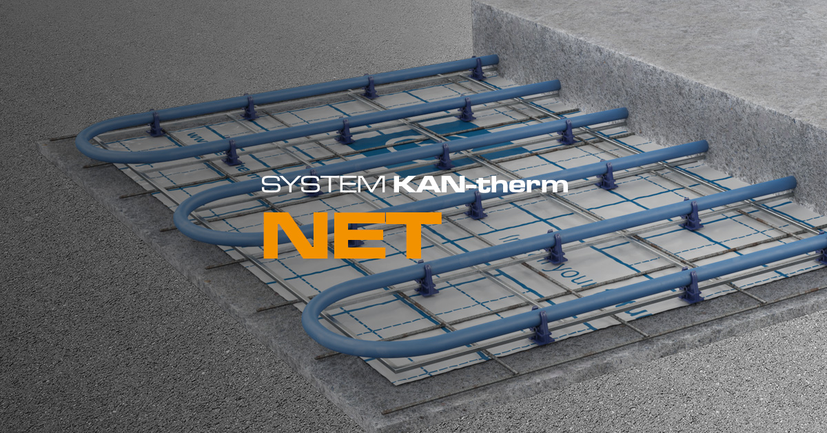KAN-therm NET - Versatile surface heating system with countless applications