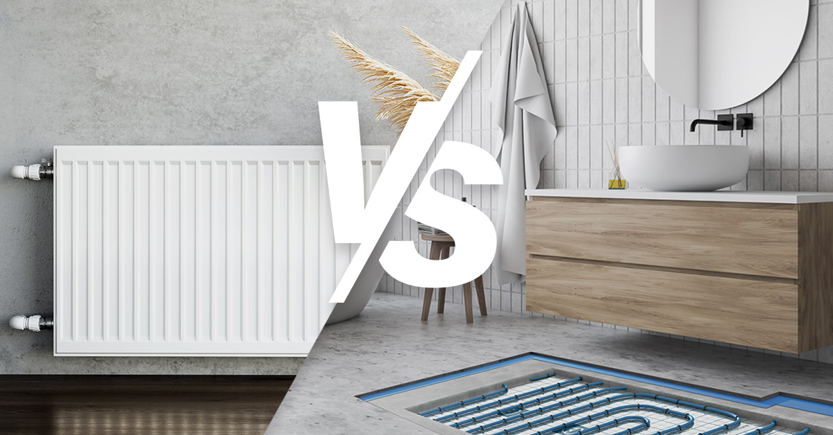 Underfloor heating or radiator heating? Find the best solution for your home!