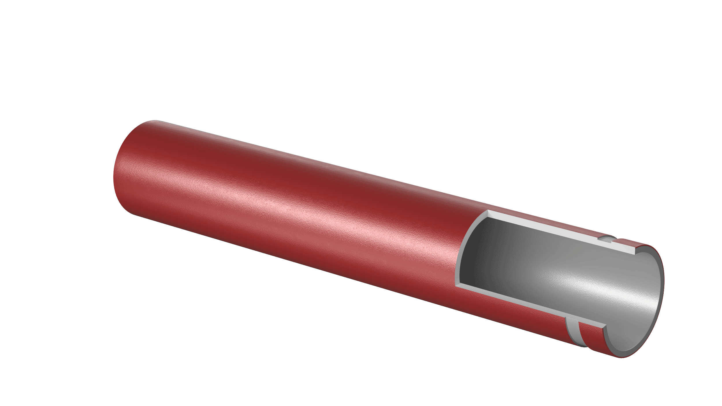 KAN-therm - Groove system - 3d model of Groove pipe.