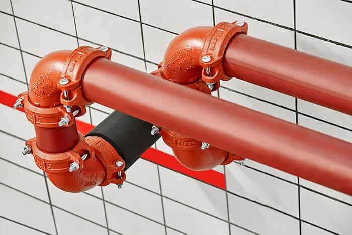 KAN-therm - Groove System - Pipes made of ductile iron and seals made of high-quality EPDM