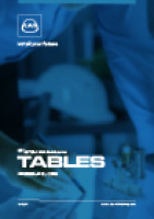 Tables for designer and contractor guidebook