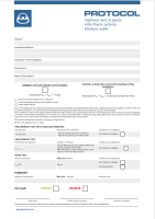 Protocol Tightness test of plastic KAN-therm systems Medium: water